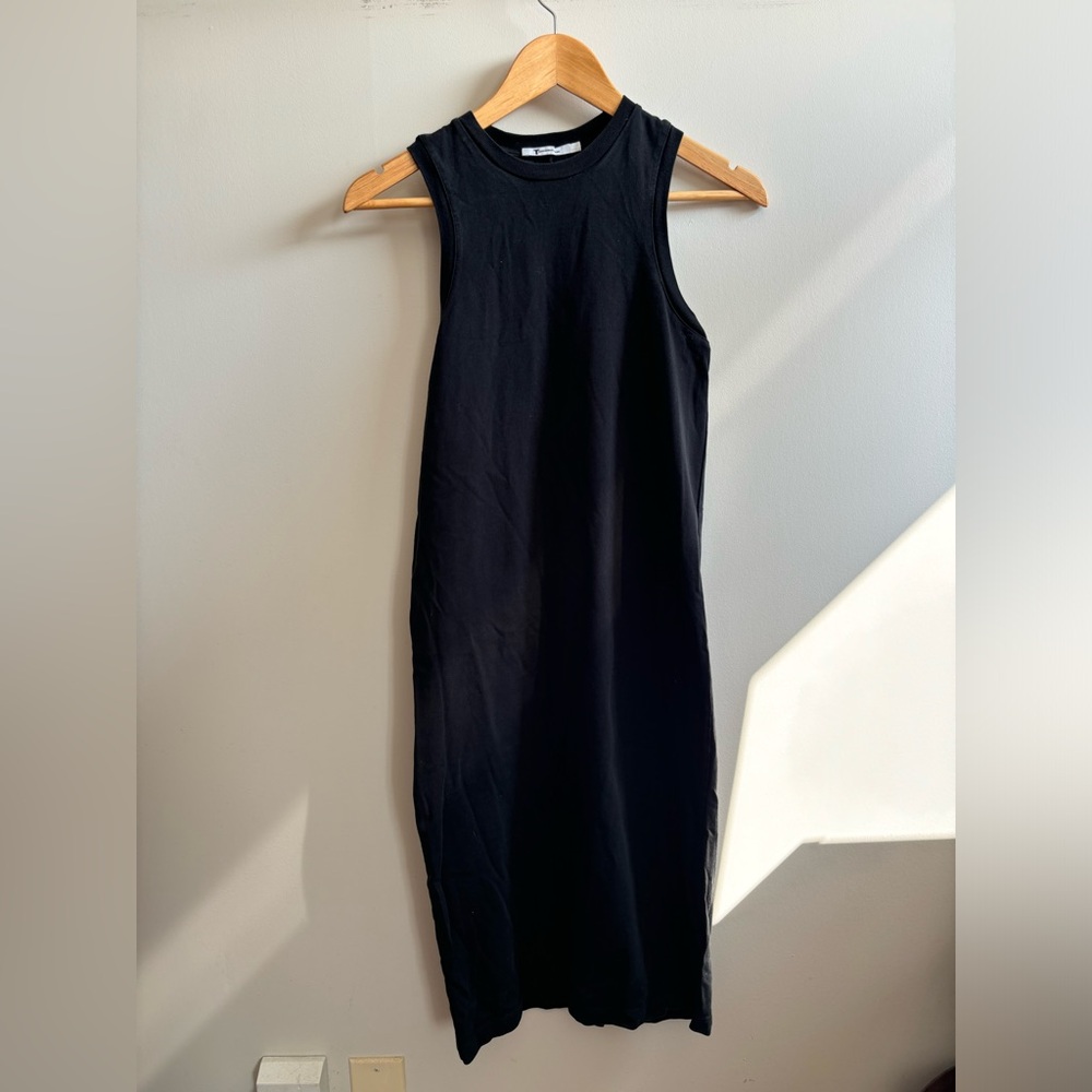 T - by Alexander Wang Midi Black Dress